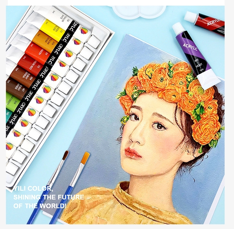 Factory wholesale 20 * 30 cotton white canvas picture frame custom watercolor acrylic inner frame hand painted diy oil painting