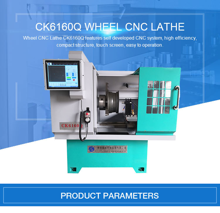 High Quality CK6160Q Wheel Repair CNC Lathe Machine