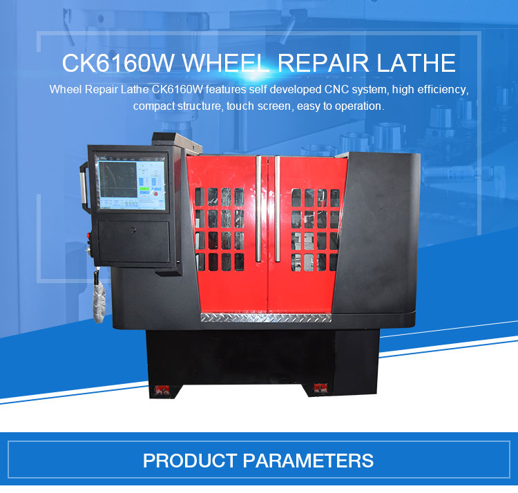 Aluminum Wheel Car Rim CNC Lathe CK6160W