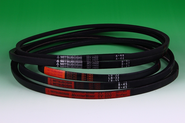 Durable Mitsuboshi Belting wedge and V belts. Made in Japan (transmission belt)
