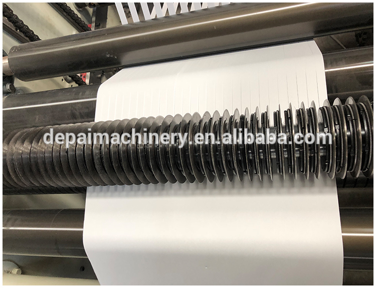 Roll to roll high quality straw paper slitting rewinding machine for label