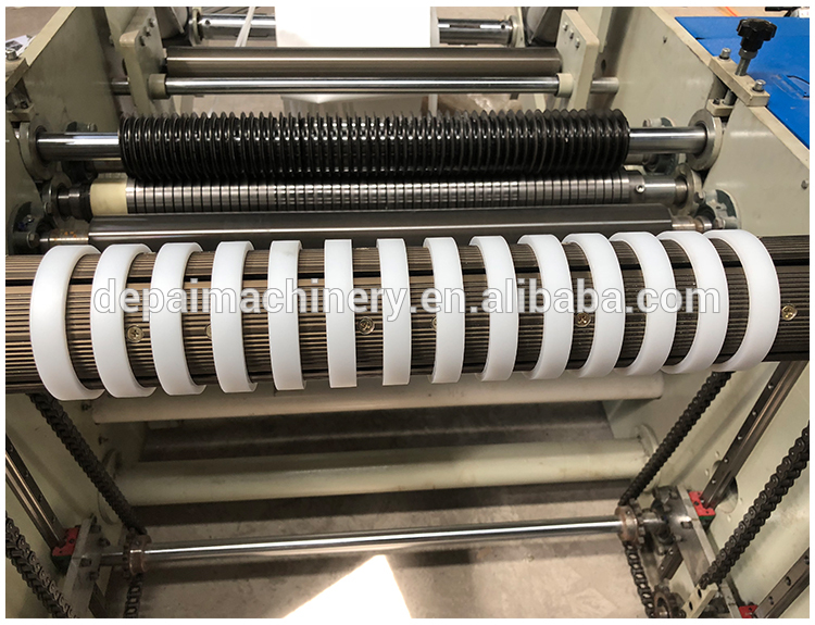 Stable running paper label jumbo roll slitting rewinder machine