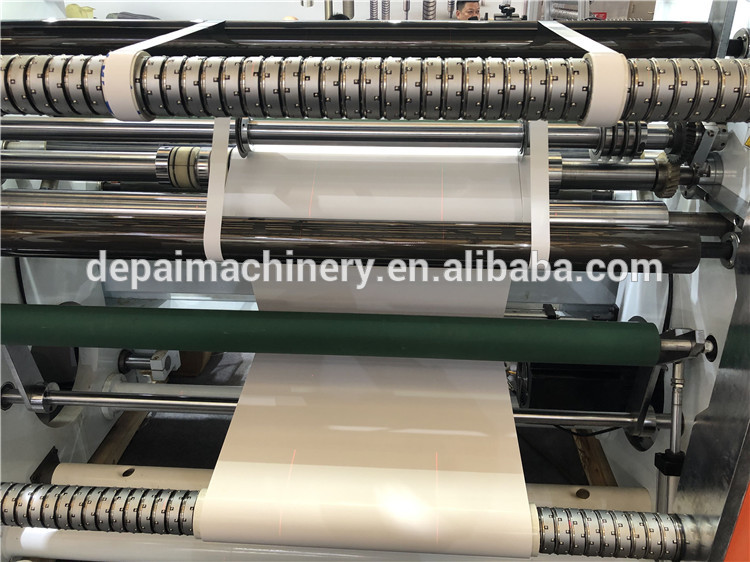 Aluminum foil film jumbo roll slitting rewinding machine price for plastic
