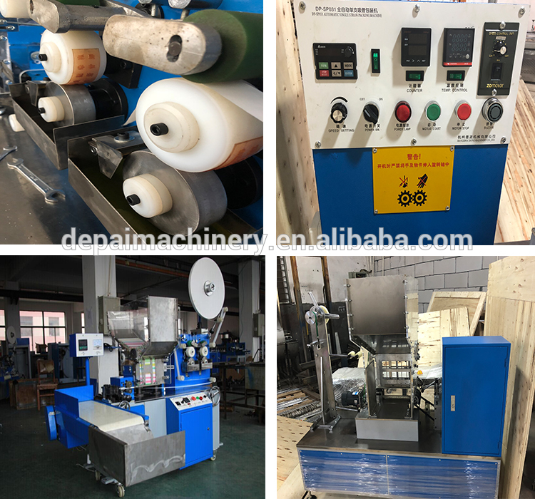 Auto PLA Drinking Straws Single Straw Packaging Packing Machine For Sale