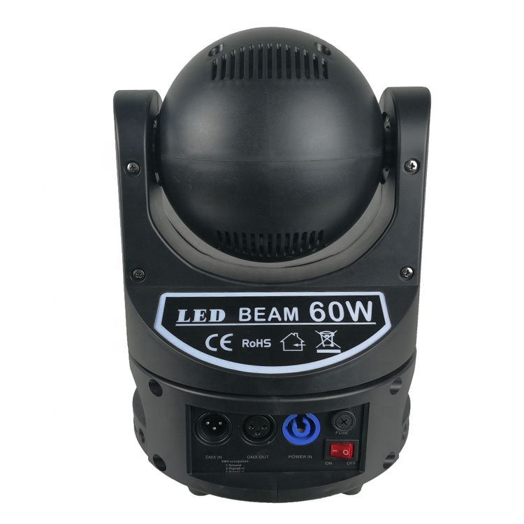 Pro dj stage light 60W LED moving head beam mini