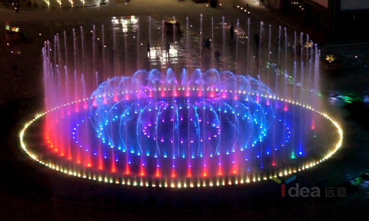 outdoor splendid digital swing large scale musical water fountain design