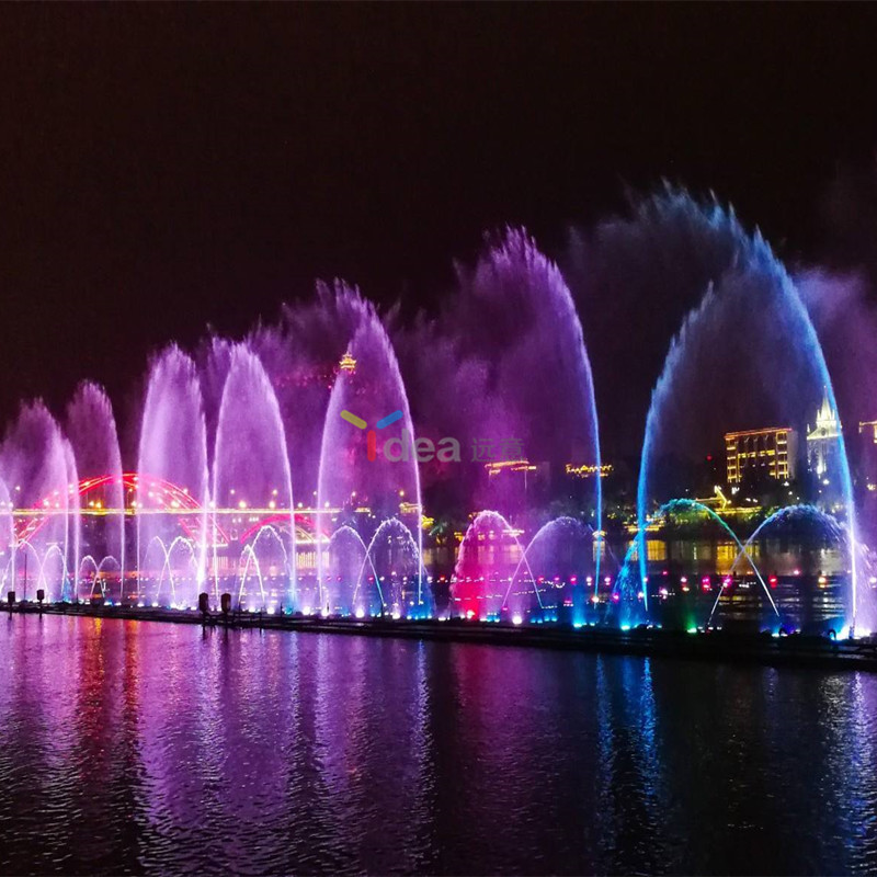 chinese popular water features outdoor garden dancing musical water fountain