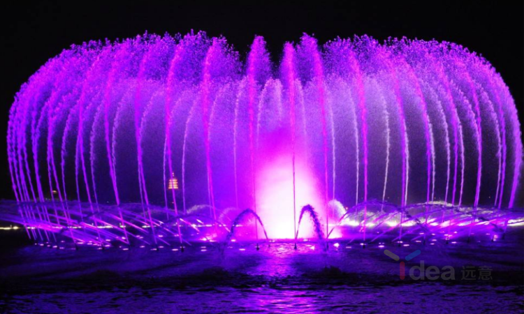 stainless steel peacock laser light show computer controlled auto play musical water fountain