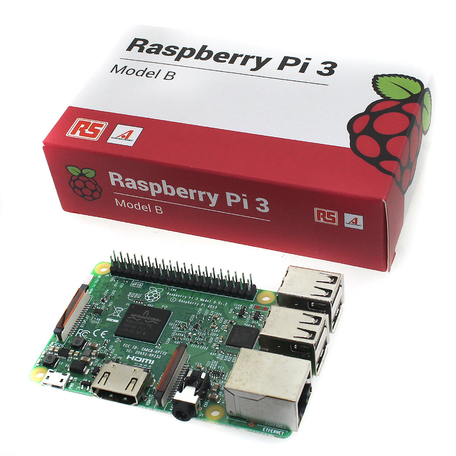 Raspberry Pi Model 3 B Wifi and Bluetooth on board