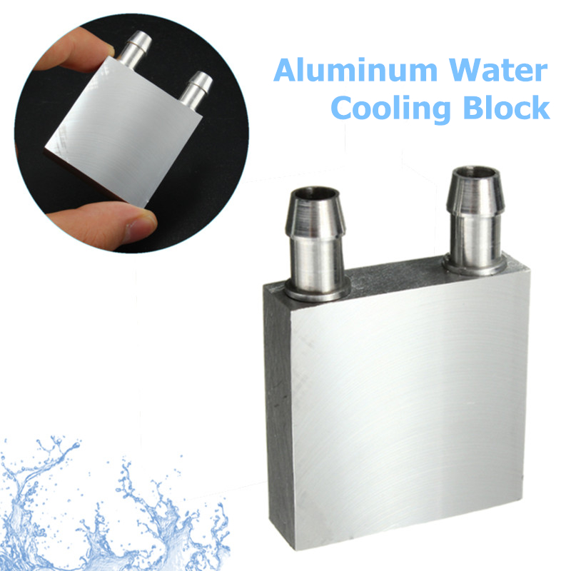 RDS Electronics- 40x40x12mm Aluminum Liquid-Water Cooling Block For Computer CPU Radiator water block