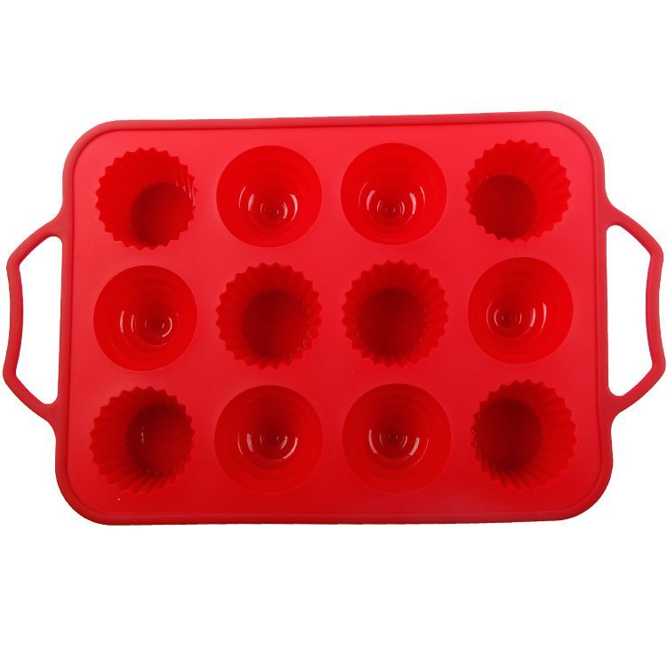 Silicone Muffin Mould Cup Cake Mould Silicone Cake Mould Mold  Nonstick BPA Free Food Grade