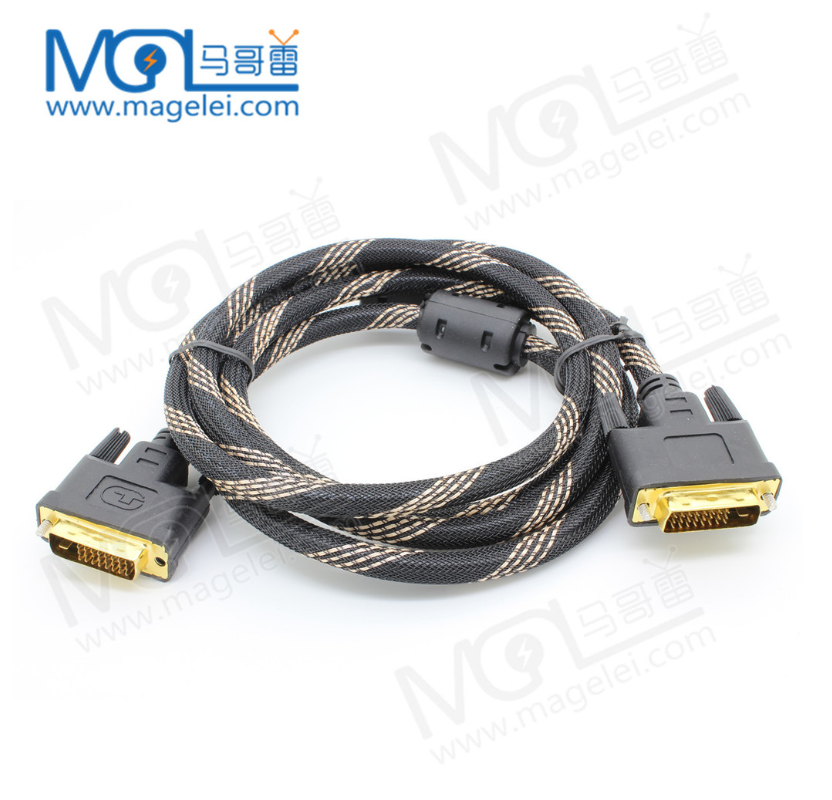 Wholesale Gold Plated 1.8M DVI 24+1 Monitor Cable DVI Male To Male Connecter Cable With Net