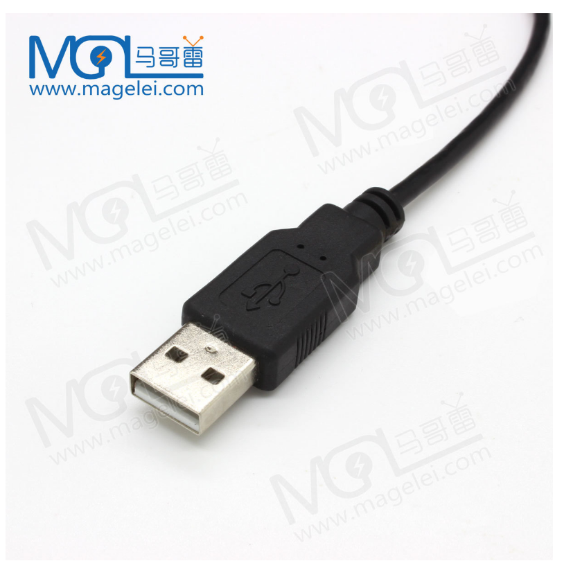 Factory OEM USB2.0 Charging to Micro USB Cable 90 Degree Left