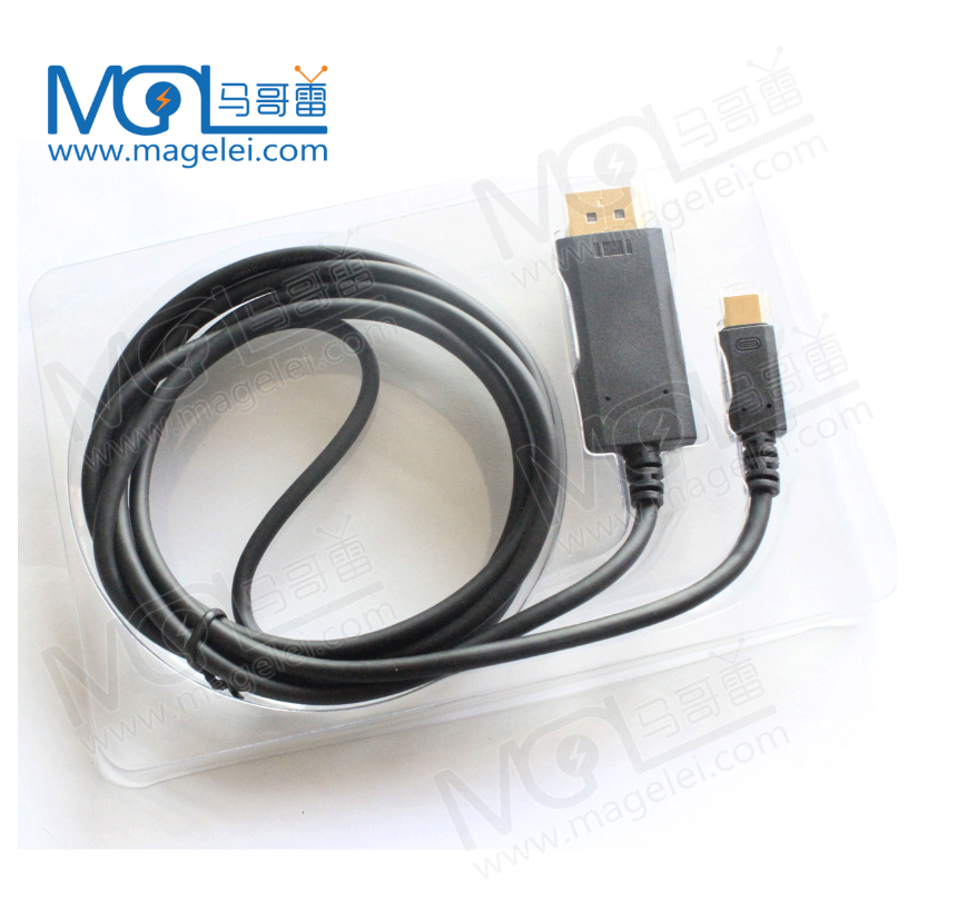 TYPE C USB3.1 male to DP male 4K*2K USB3.1 TO DP high definition cable