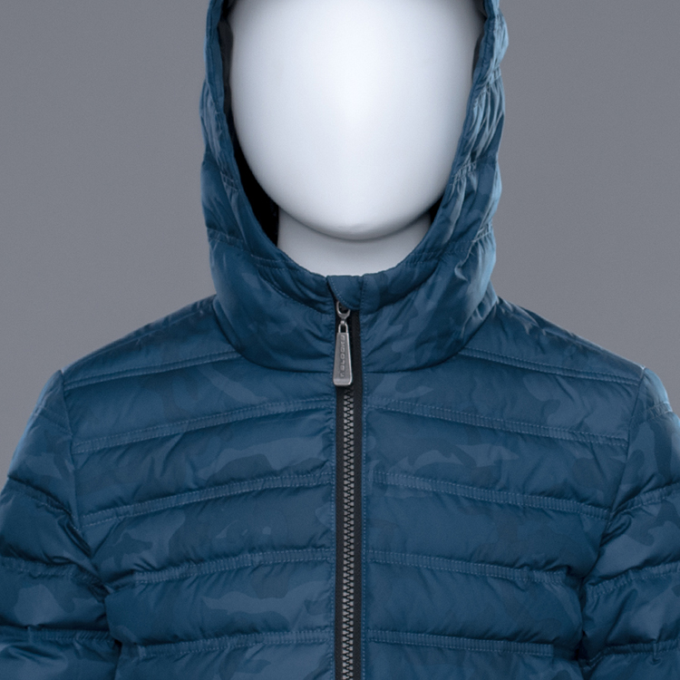 Custom Fashion Ultralight Hooded Boy Down Jacket From China