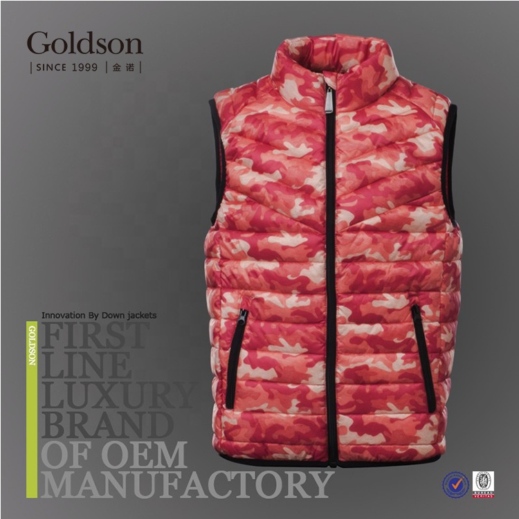New Style Foldable Sleeveless Multicolor Boy Goose Down Jacket For Spring