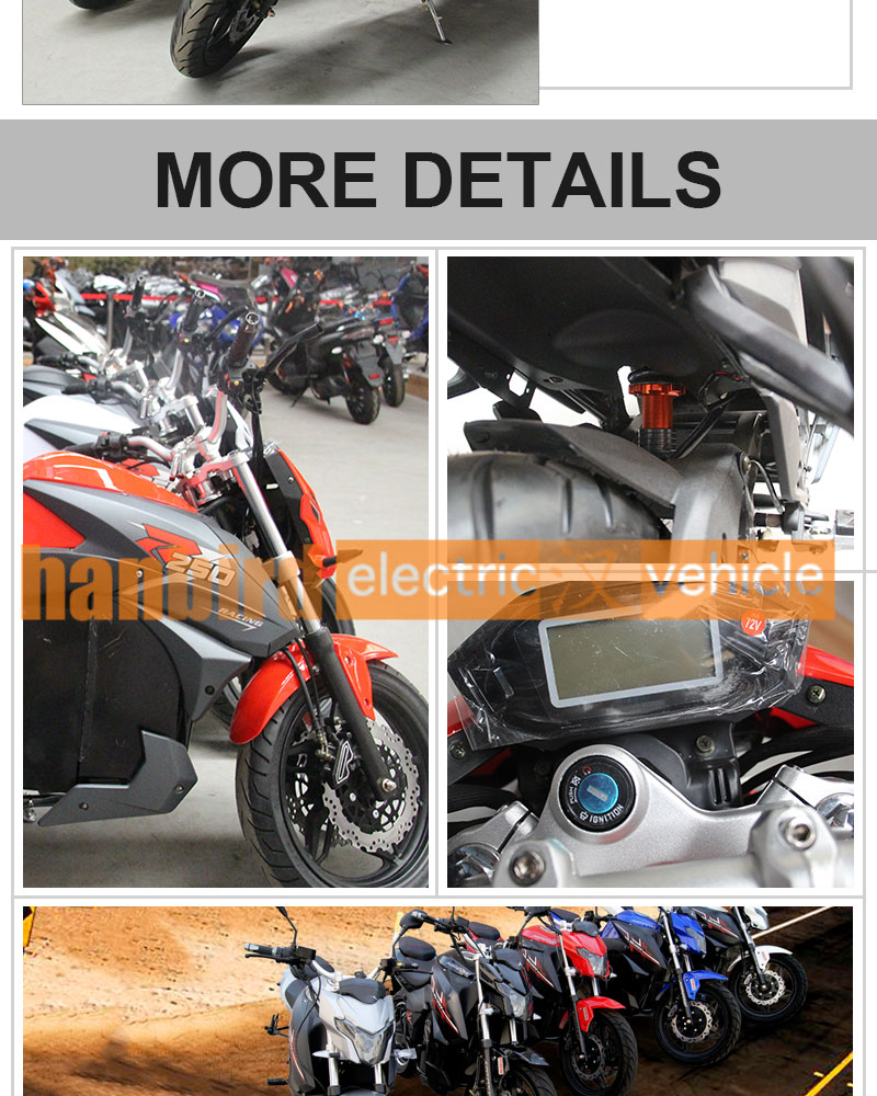 High Torque Racing Motorcycle Electric Motorcycle with 5000w Motor