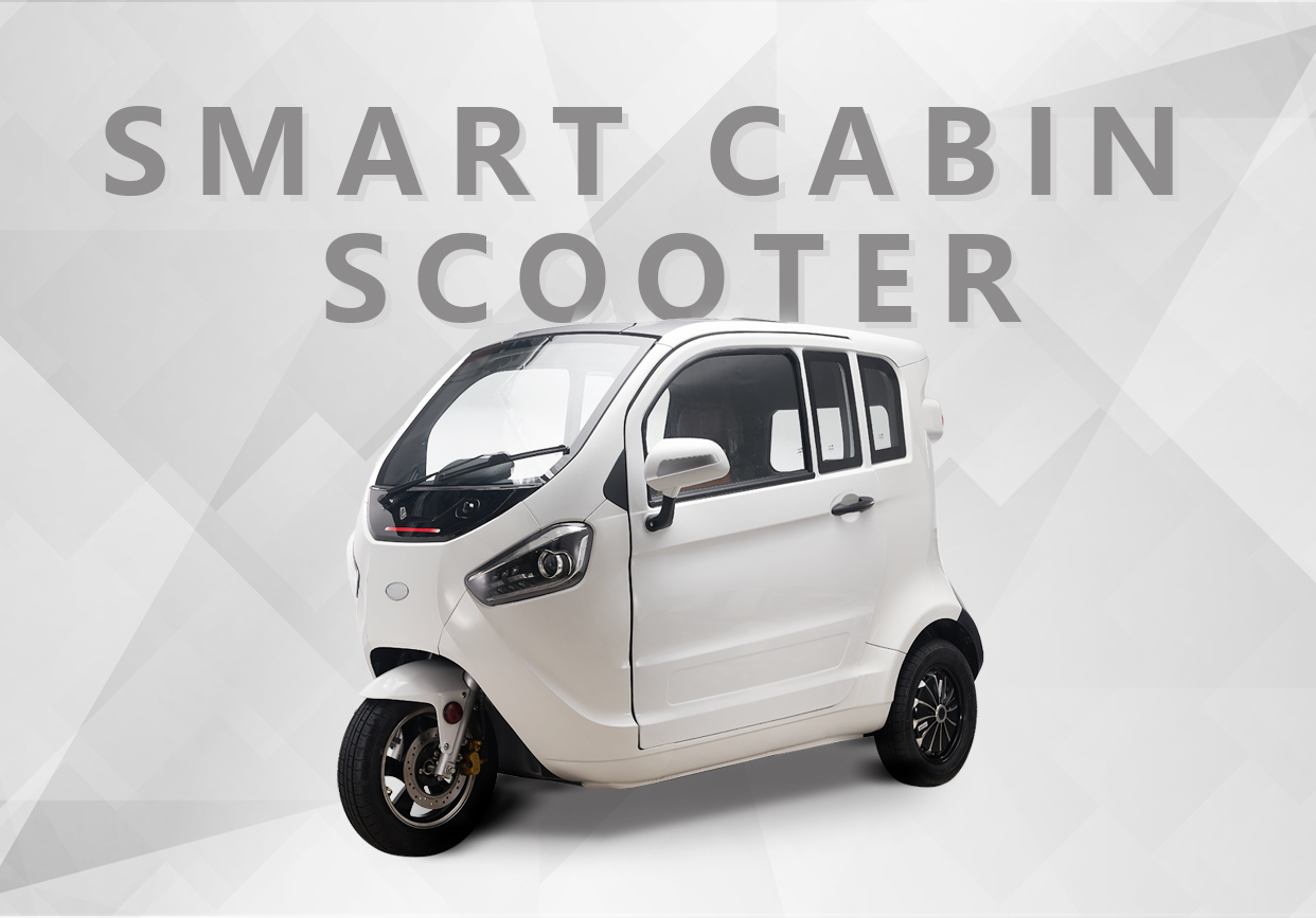 EEC L2E-P 3000W motor smart cabine tricycles 45km speed 3 wheel e mini electric car with battery vehicles