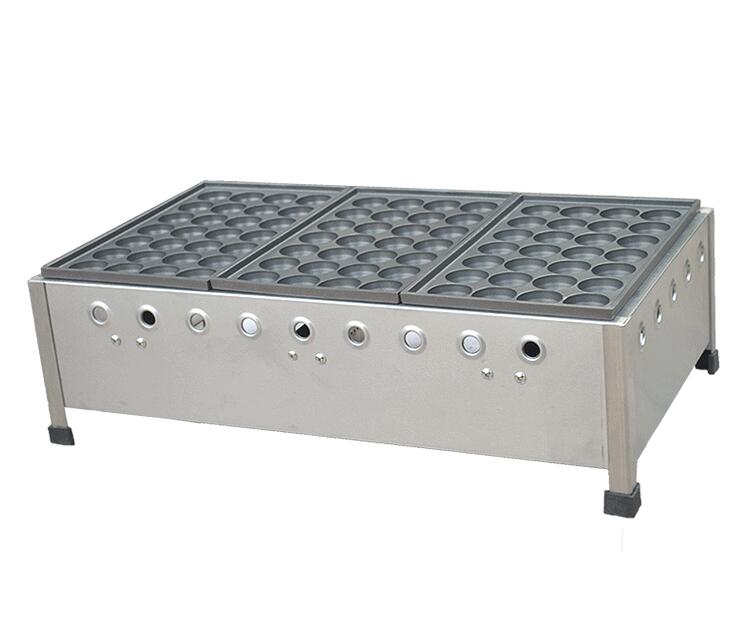 XSL-1113 Commercial kitchen equipment ball shaped mold cast iron takoyaki pan gas
