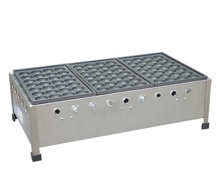 XSL-1113 Commercial kitchen equipment ball shaped mold cast iron takoyaki pan gas