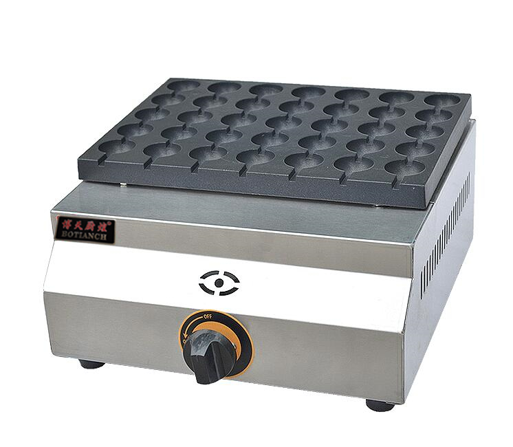Gas takoyaki grill equipment 5 x 7 quail eggs furmase commercial takoyaki machine