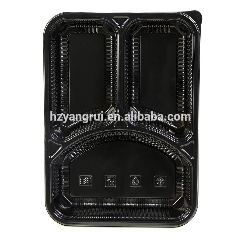 Food Container Disposable Rectangular Recyclable Bento Box For 750ml