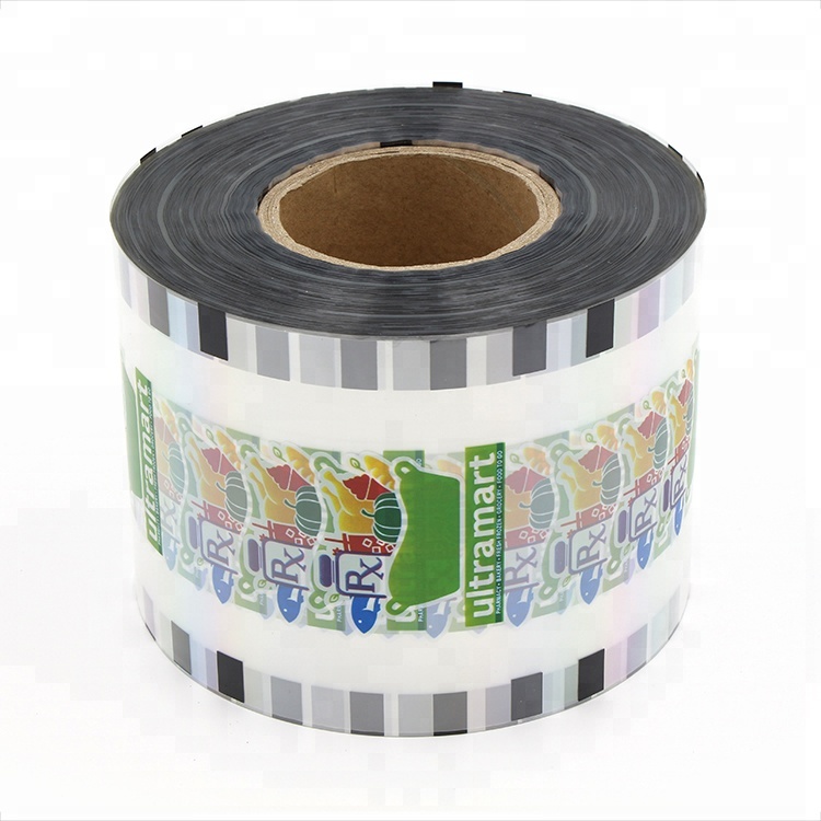 custom plastic cup sealing packaging film printed factory