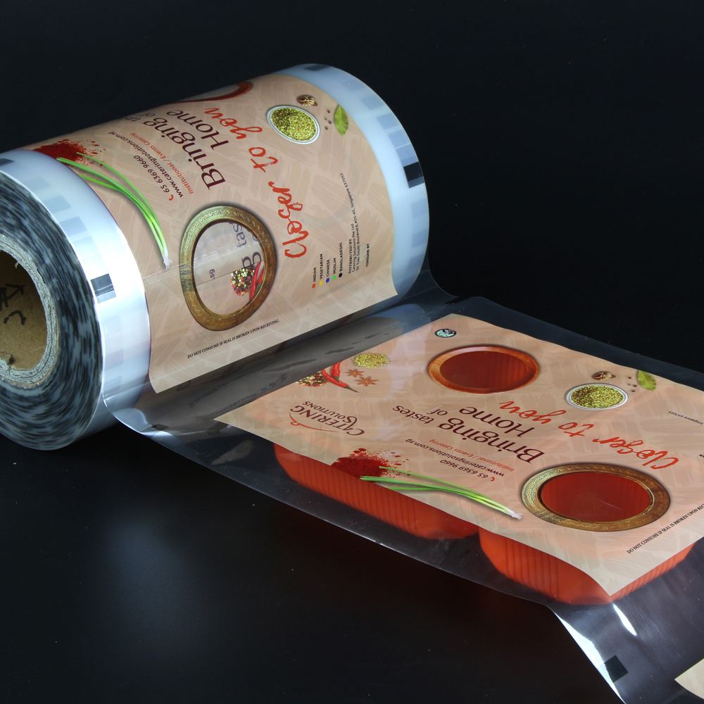 Custom anti-fog plastic food tray sealing film