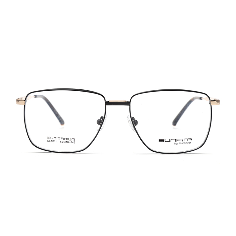 2019 creative design eyeglasses Big Size eyewear power lenses titanium optical frames