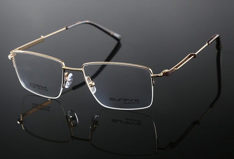 Ready stock New arrival optical titanium frames, designer design brand eyeglasses for men