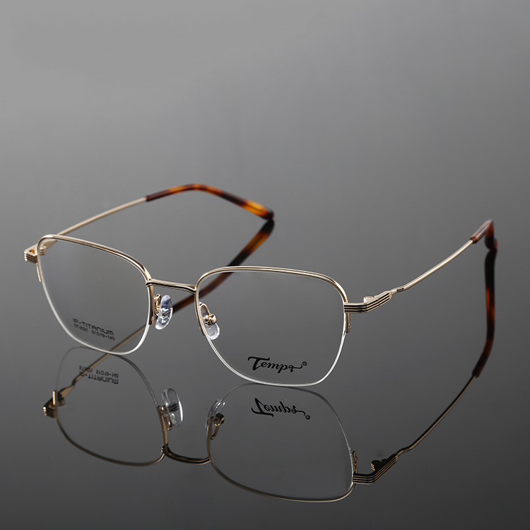 Hot sale new design optical eyeglasses frames, titanium eyewear for men