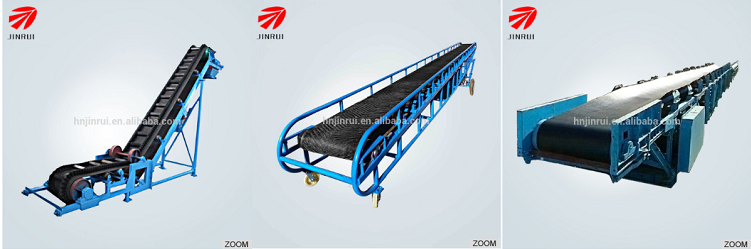 Cleat and sidewall belts used in conveyor