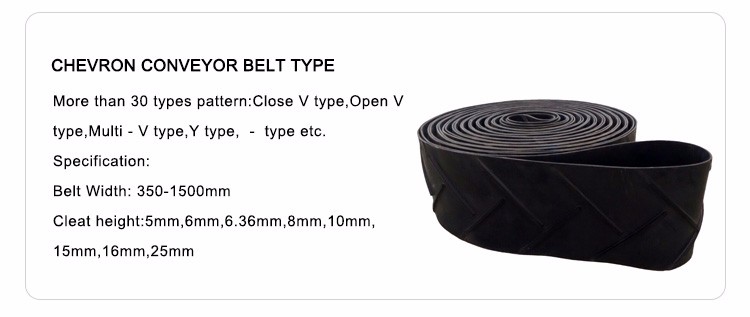 Heat Resistant Chevron Pattern Belt Conveyor Belt Price