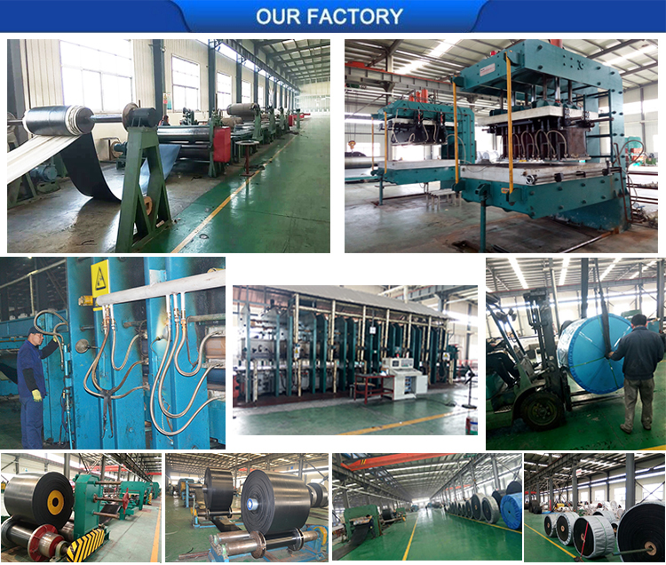 EP Rubber Large Angle Molded Edge Sidewall Cleated Conveyor Belt