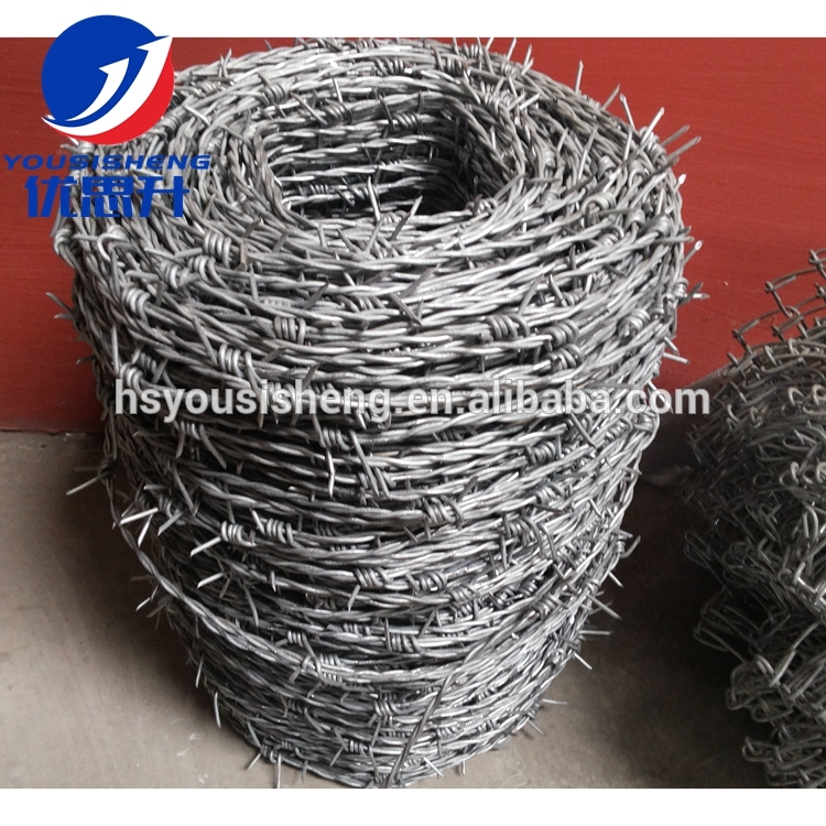 Automatic Galvanized Double Steel Wires Twisted Barbed Wire Making Machines YSS Factory