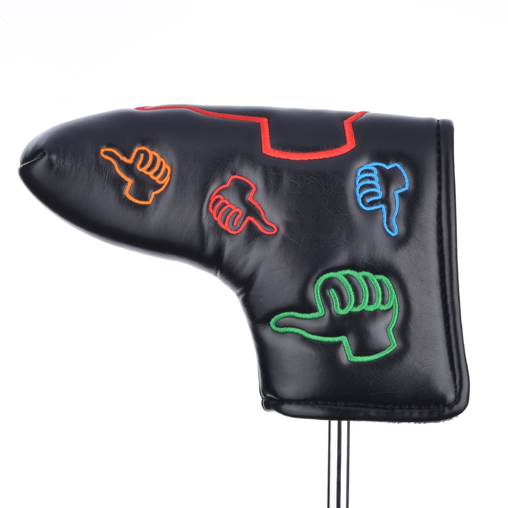 High Quality iron Head Cover PU Leather Promotion Golf Putter Cover