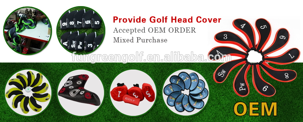 embroidery golf club head cover