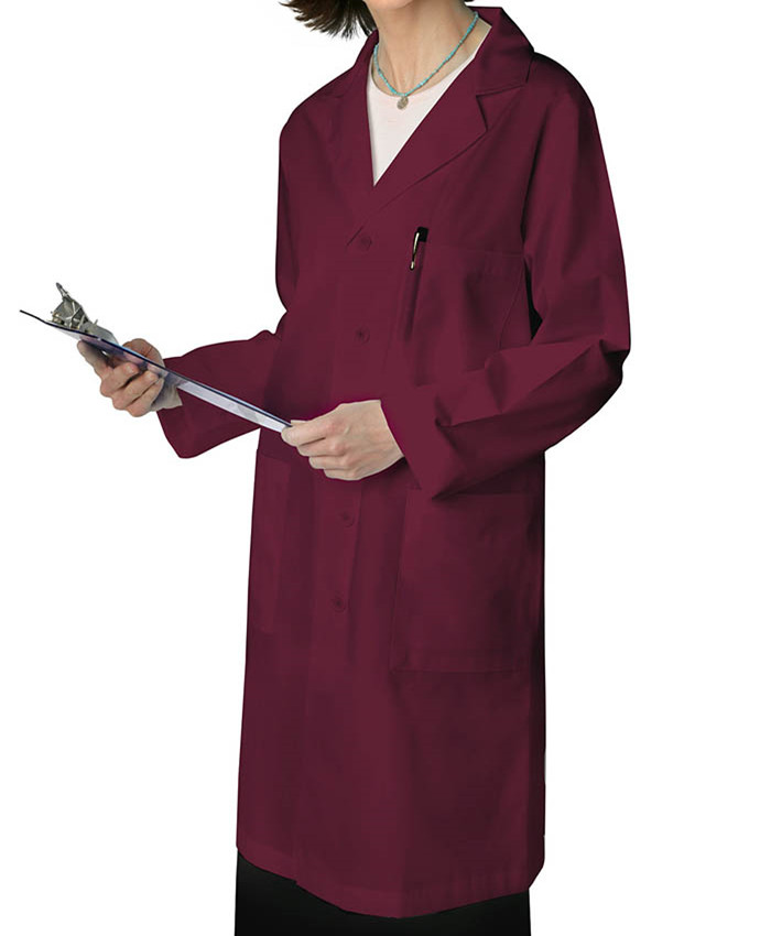 latest ladies long lab coat design