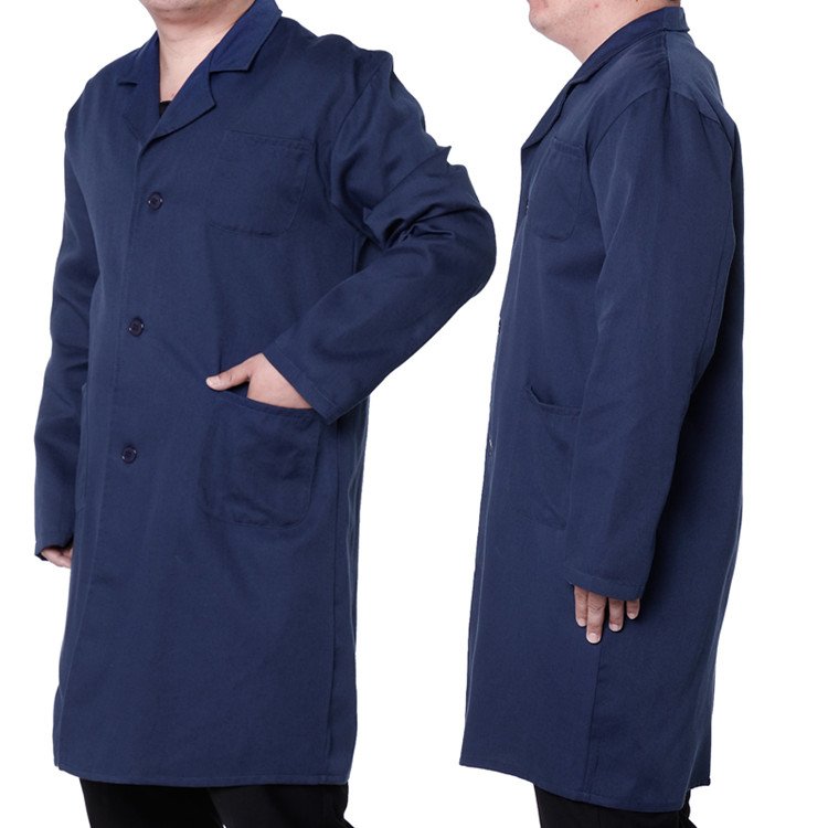 doctor uniform 100%cotton blue cheap lab coats