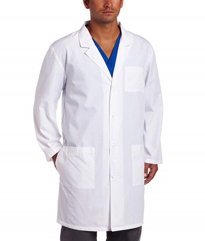 Hot Selling White Scrubs Unisex Lab Coat