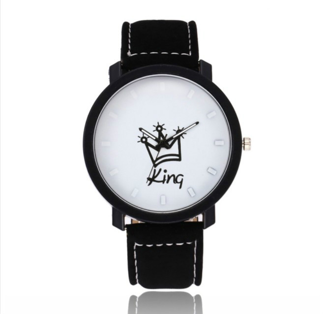 Fashionable Personality King and Queen Crown Watches Couple Watches