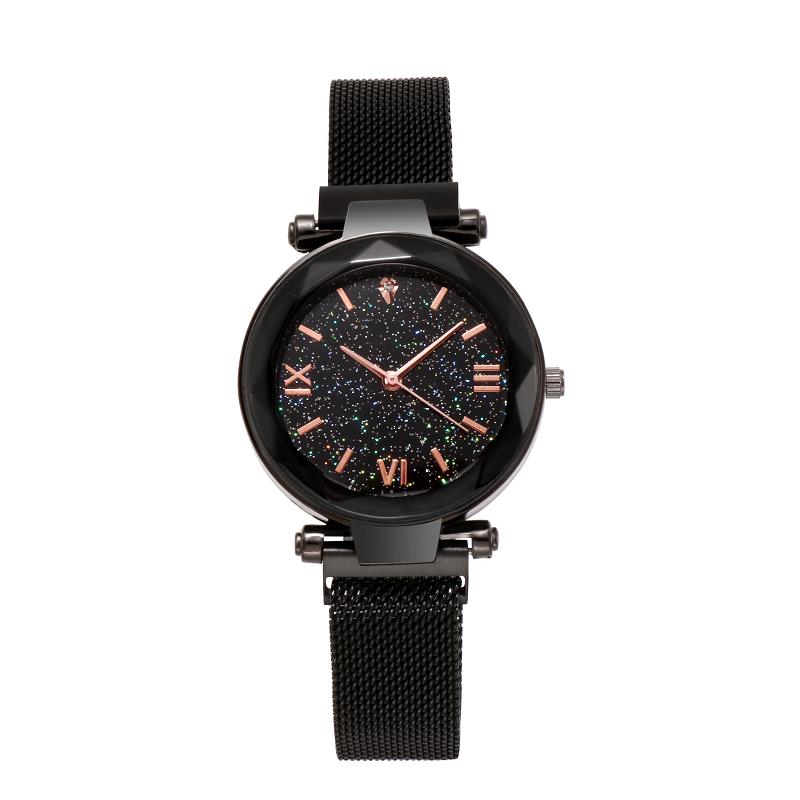 Hot Selling  Star Ladies Watch With Magnet Buckle And Milanese Strap