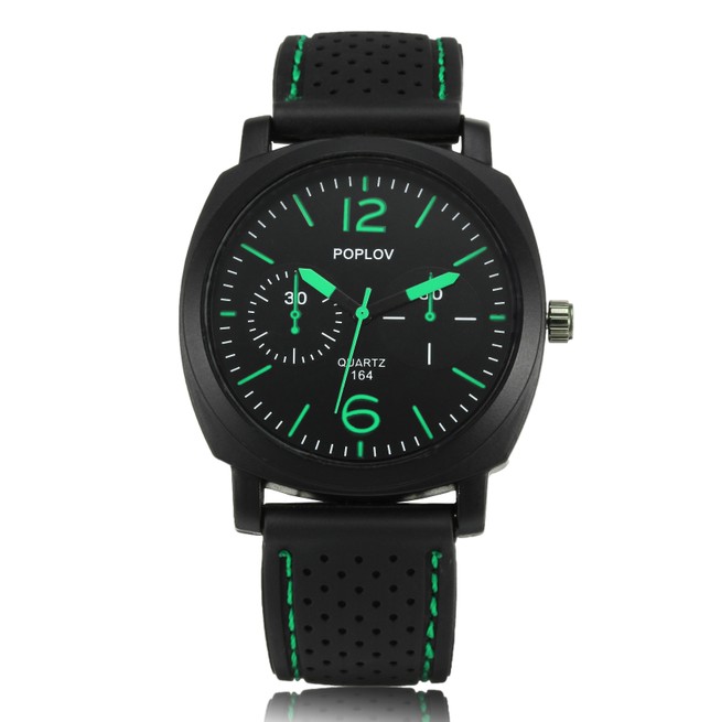 Wholesale fashion sports POPLOV sports car men's watch soft silicone strap men's watch