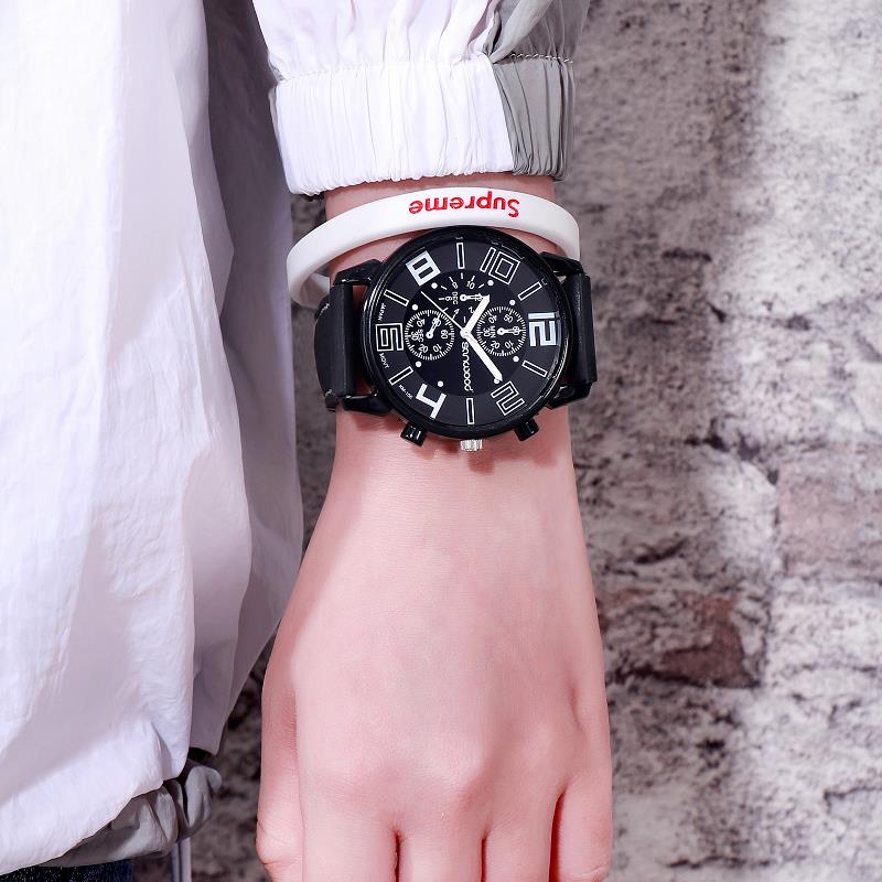 Simple Fashion Watch for Sports Men's Silicone Watches of Spot Sports Vehicles
