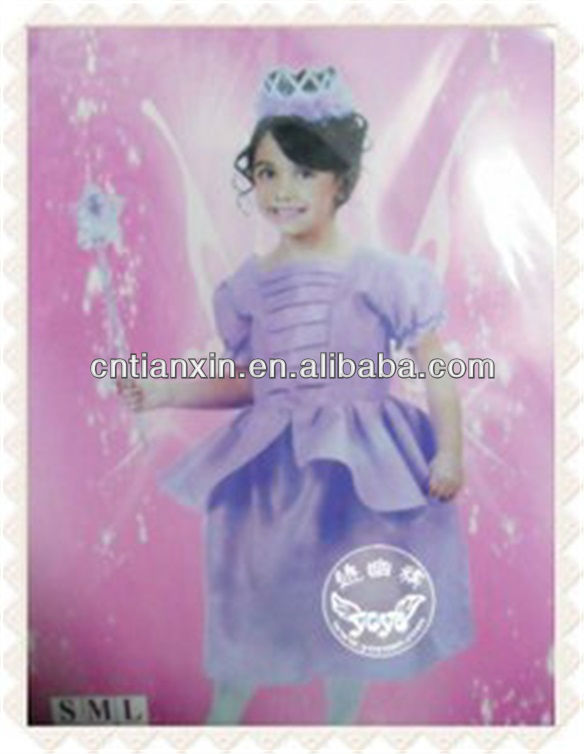 Girls Dress Up Princess Fairy Costume Set with Dress