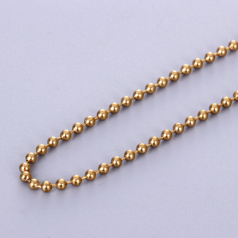1.5mm 2.0mm 2.3mm wholesale colored ball chain necklaces spool