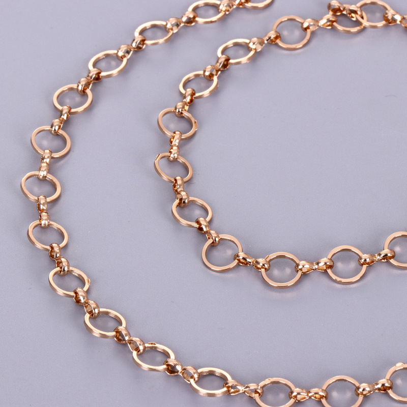 supply brass iron stainless steel chain for jewelry