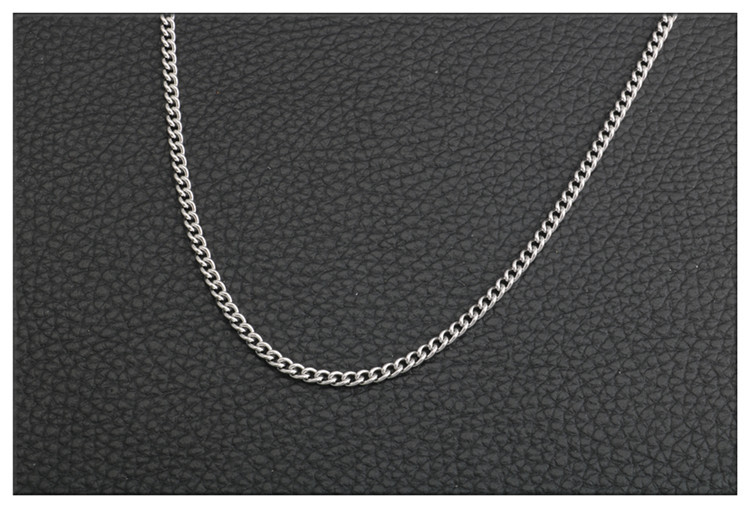 China Top Supplier Stainless steel chain necklaces for boys