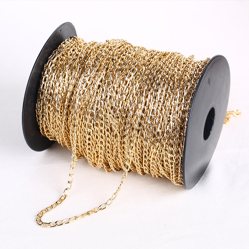 14k 18k gold Cuban necklace hip hop link chain