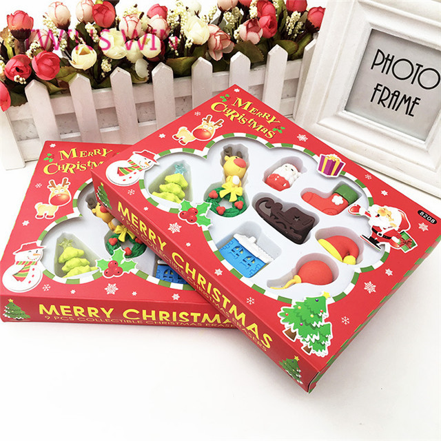 Personalized best stationery eraser set christmas present 475